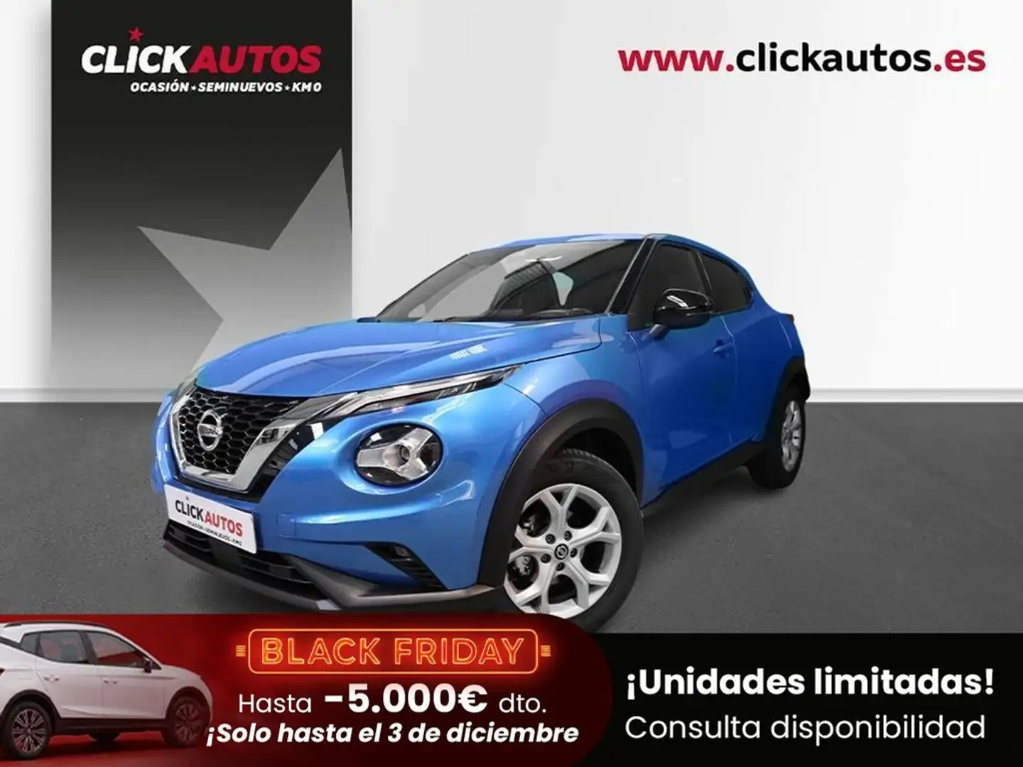 Nissan Juke 1.0 DIG-T N-Connecta 4x2 DCT 7 114 Azul - 1