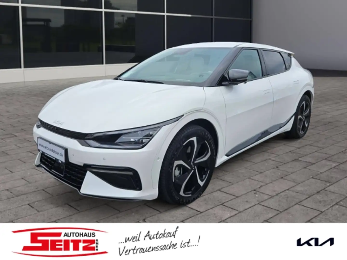 Kia EV6 GT-Line Sonderfinanzierung 4,99 % HUD StandHZG Nav Weiß - 1