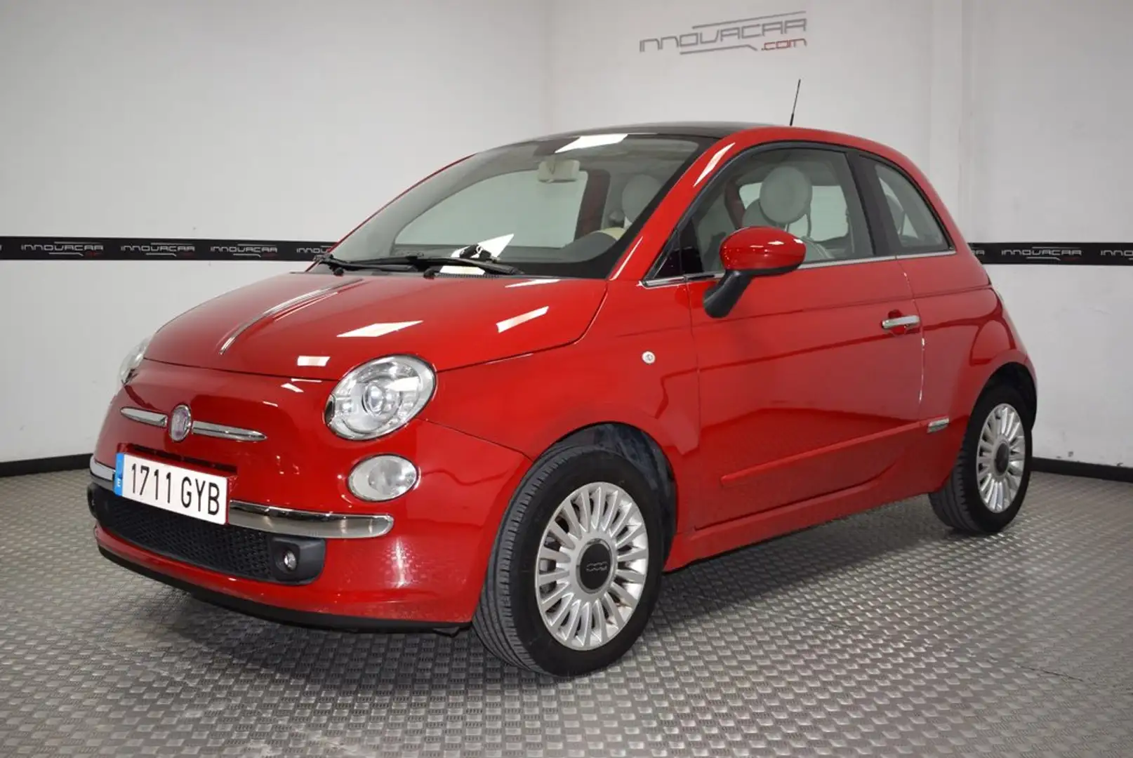 Fiat 500 1.4 Lounge Rojo - 1