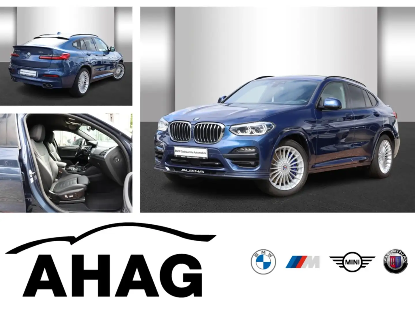 Alpina XD4 3.0 Navi Leder LED Scheinwerfer Bluetooth Синій - 1
