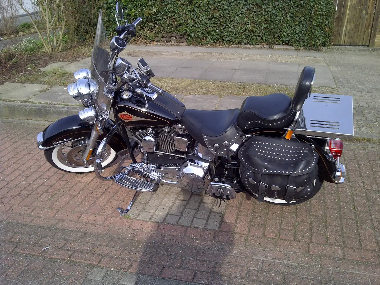 Harley-Davidson Heritage Softail FXST Fekete - 1