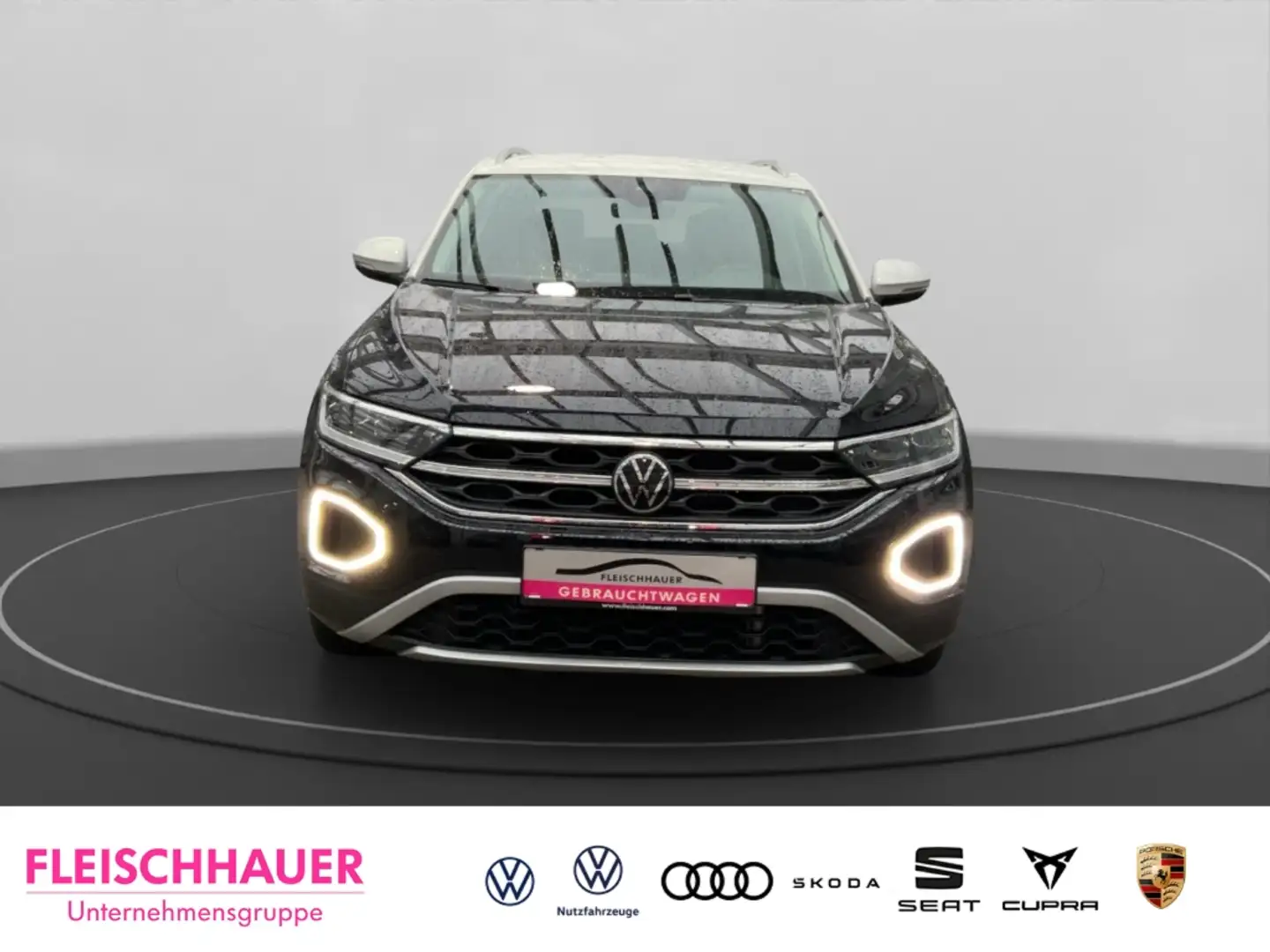 Volkswagen T-Roc 2.0 TDI DSG Navi Digitales Cockpit LED ACC Apple C Schwarz - 2
