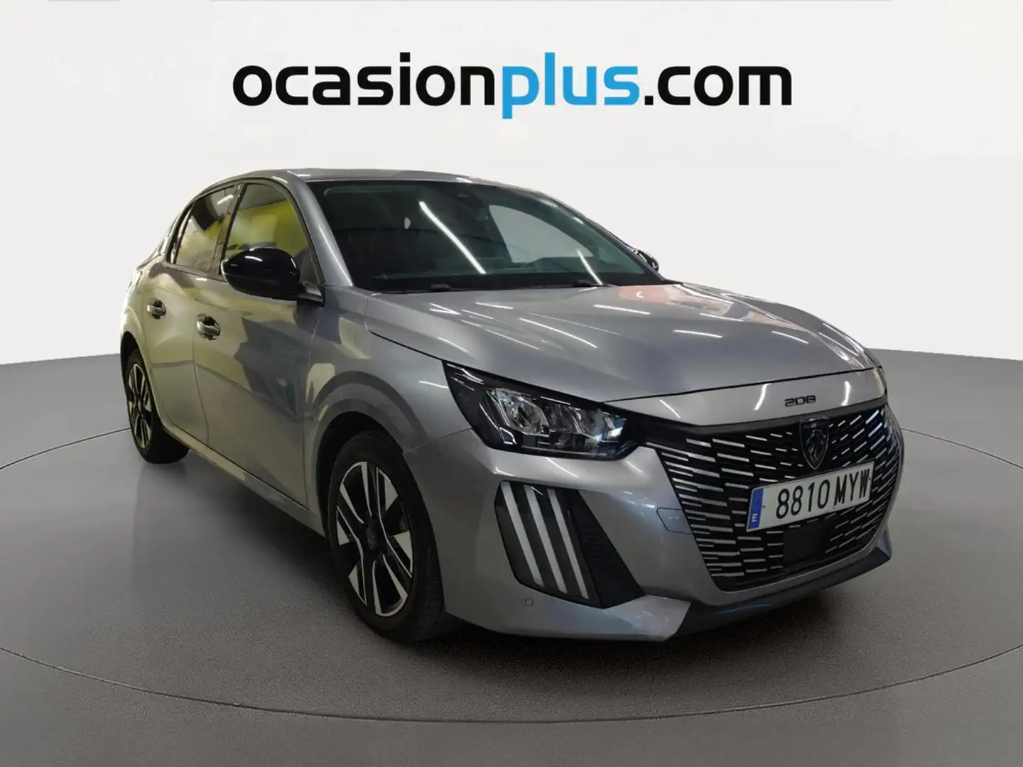 Peugeot 208 1.2 Puretech S&S Allure 100 Gris - 2