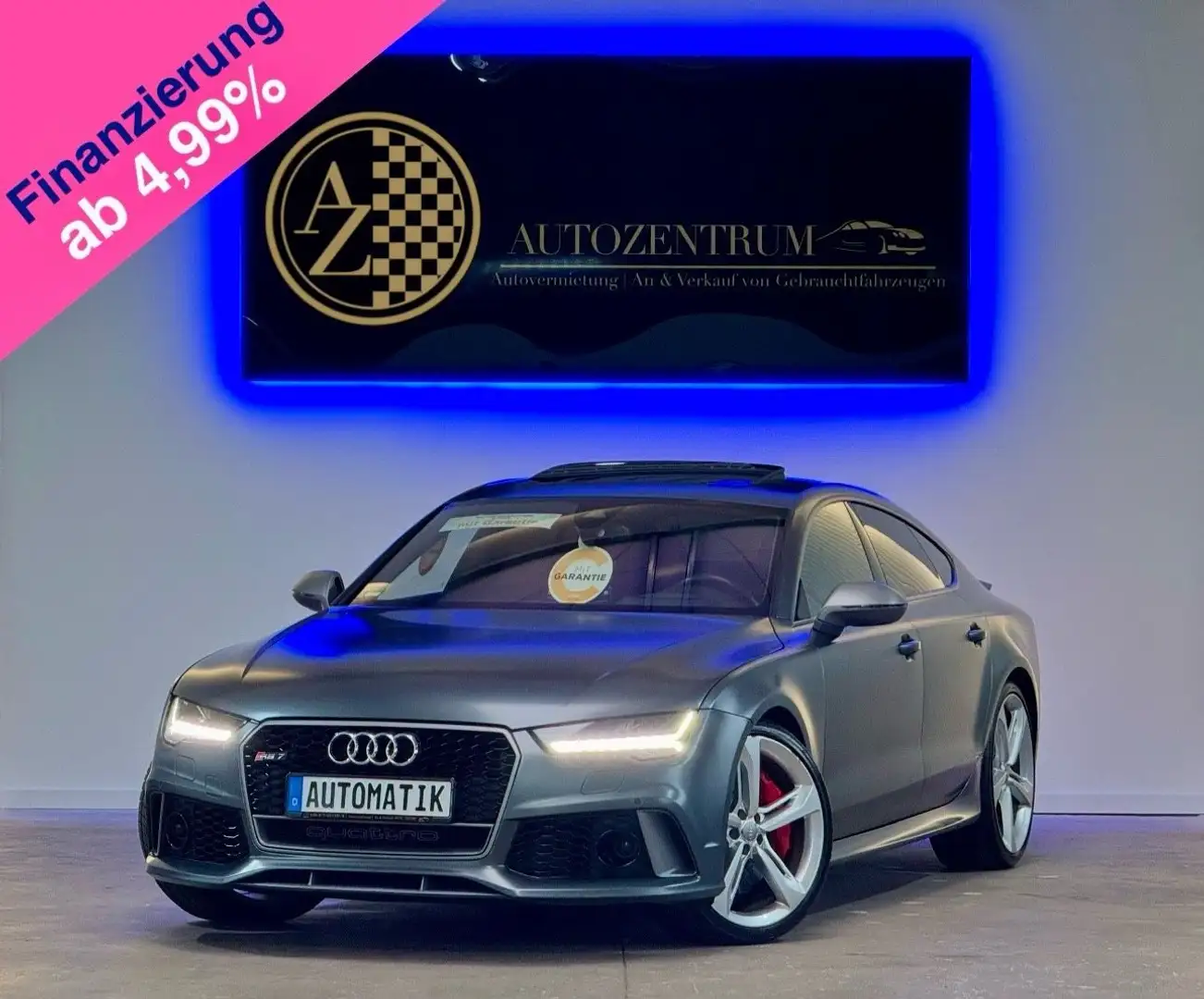 Audi RS7 performance 4.0 TFSI quattro *MATT*GARANTIE* Grijs - 1