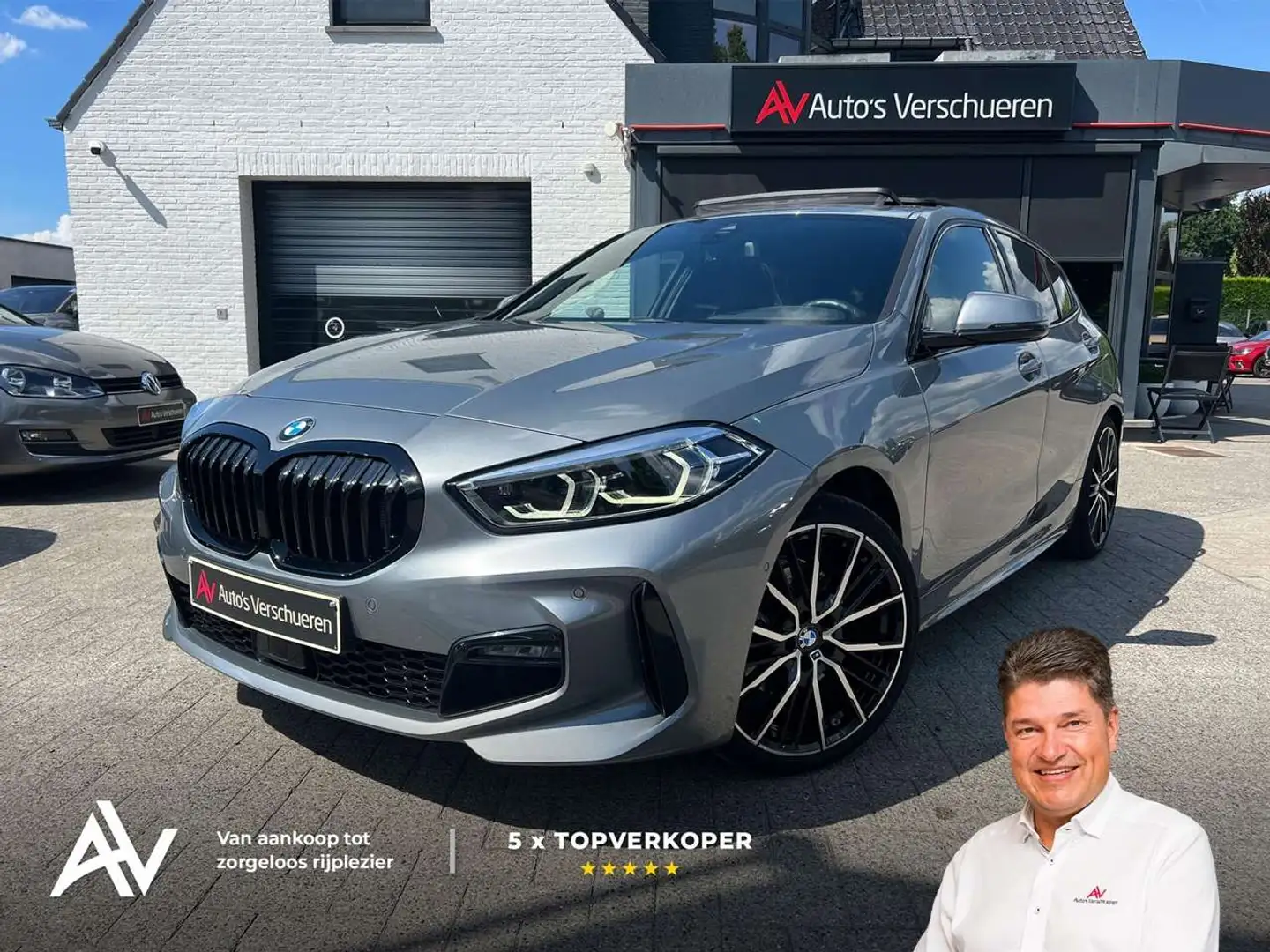 BMW 118 iA M-Sport DKG7 ** Pano Harman Memory Grijs - 1