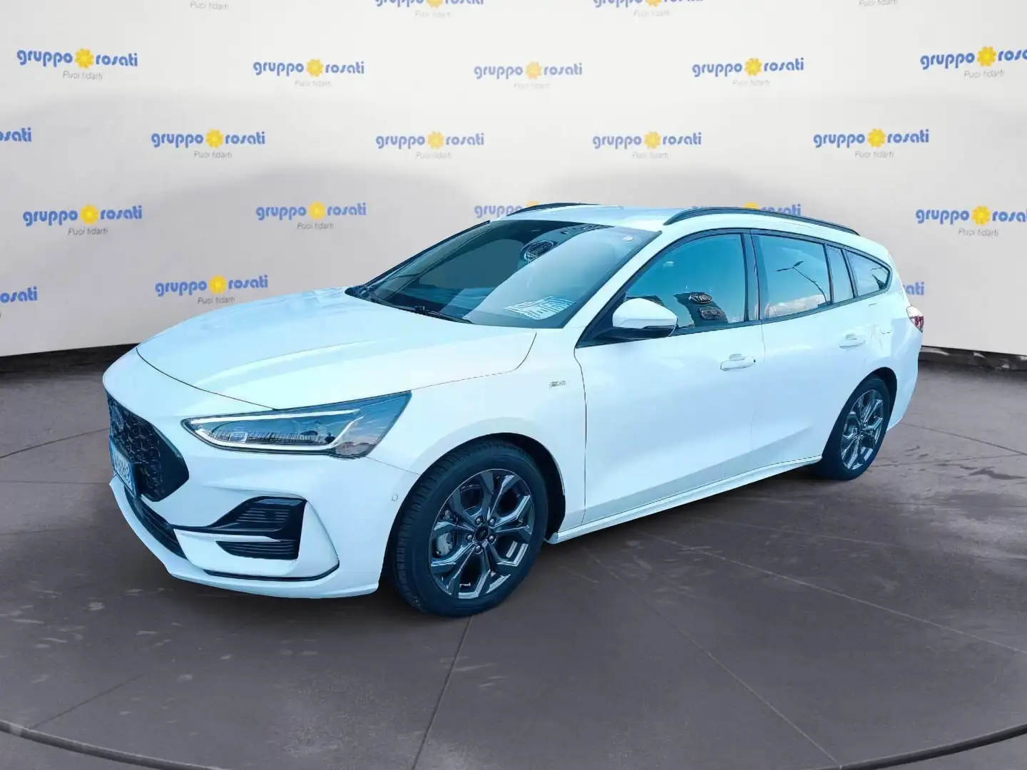Ford Focus 4ª s. 18--> 1.0 EcoBoost Hybrid 125 CV SW ST-Line Blanc - 1