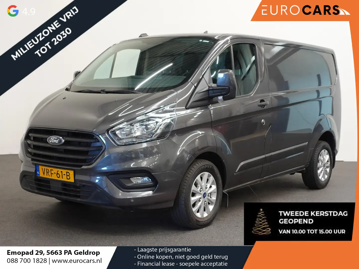 Ford Transit Custom 280 2.0 TDCI L1H1 Trend Navigatie Airco Cruise con Grau - 1