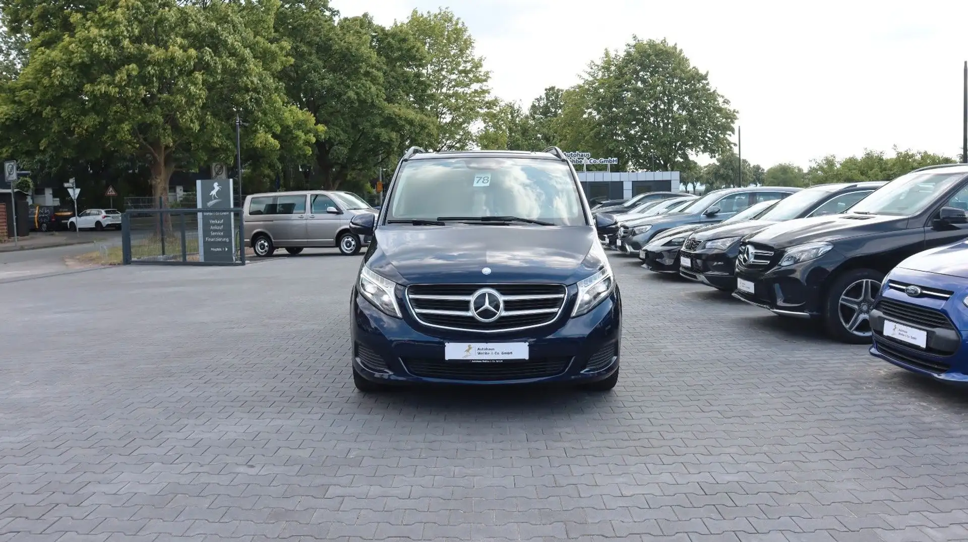 Mercedes-Benz V 250 d EDITION Lang ACC Burmester TotW Spur LED Bleu - 2