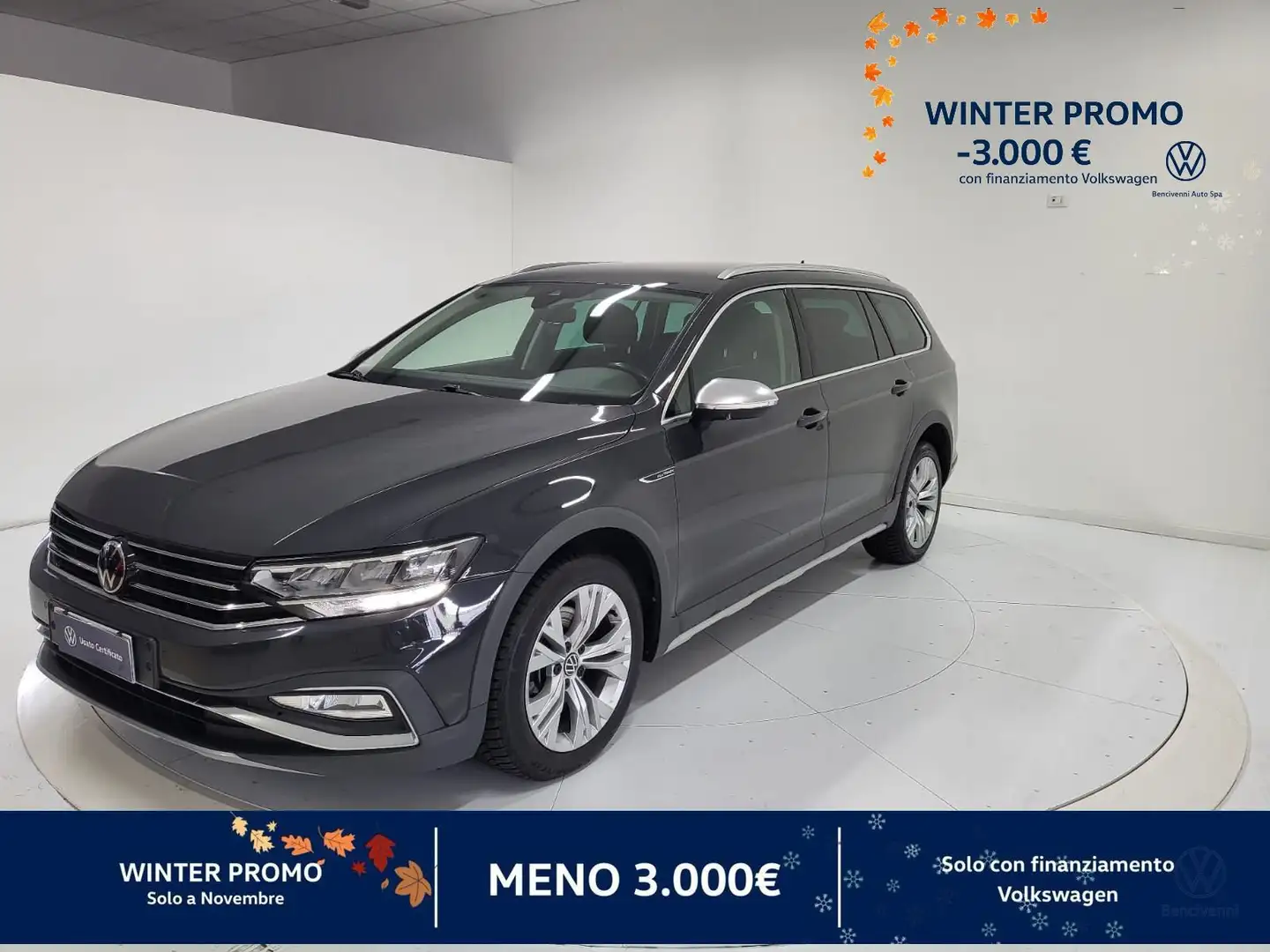 Volkswagen Passat Alltrack 8ª serie Alltrack 2.0 TDI 200 CV 4MOTION DSG Grijs - 1