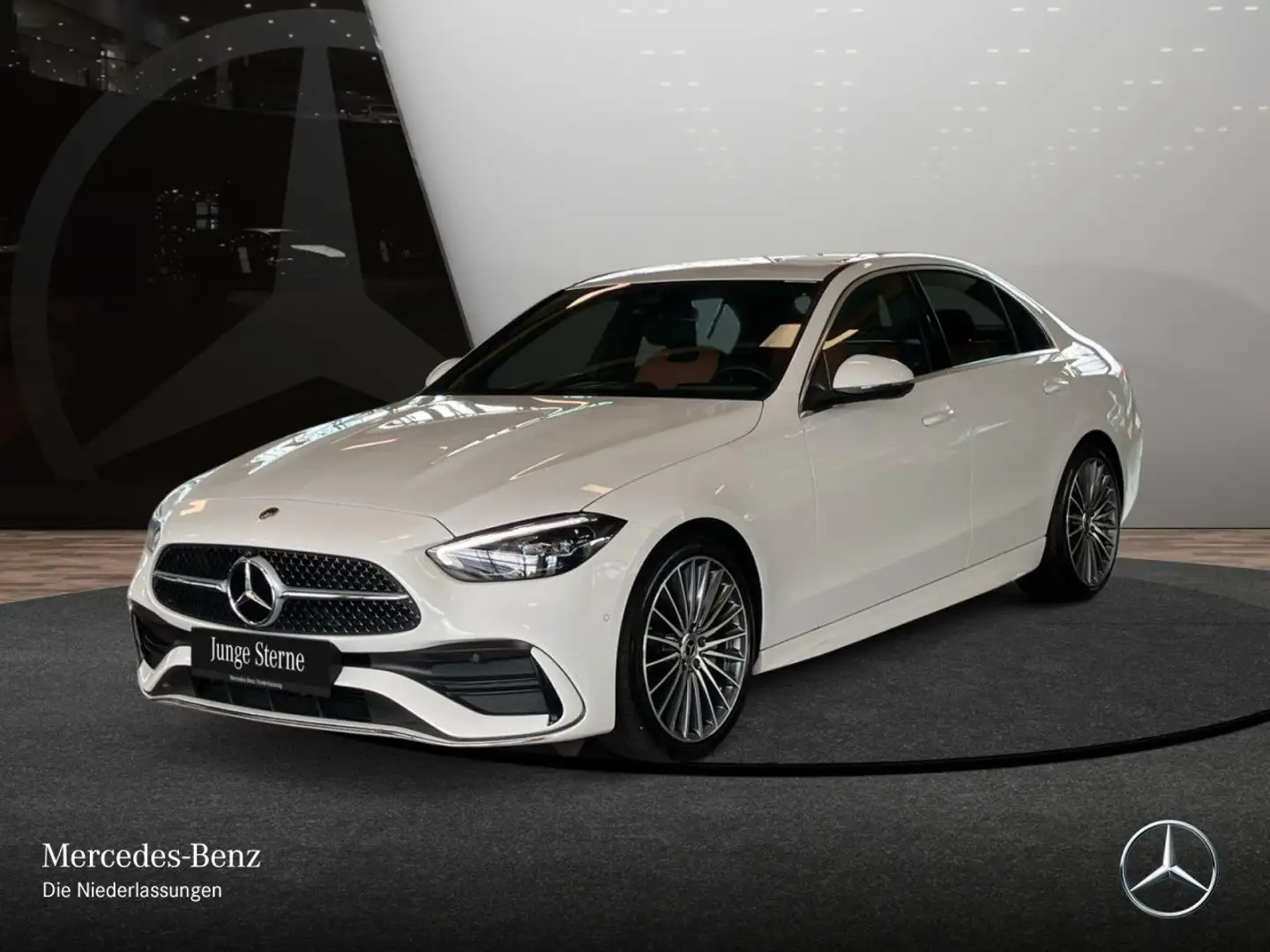 Mercedes-Benz C 180 AMG+360+LED+TOTW+KEYLESS+9G Weiß - 2