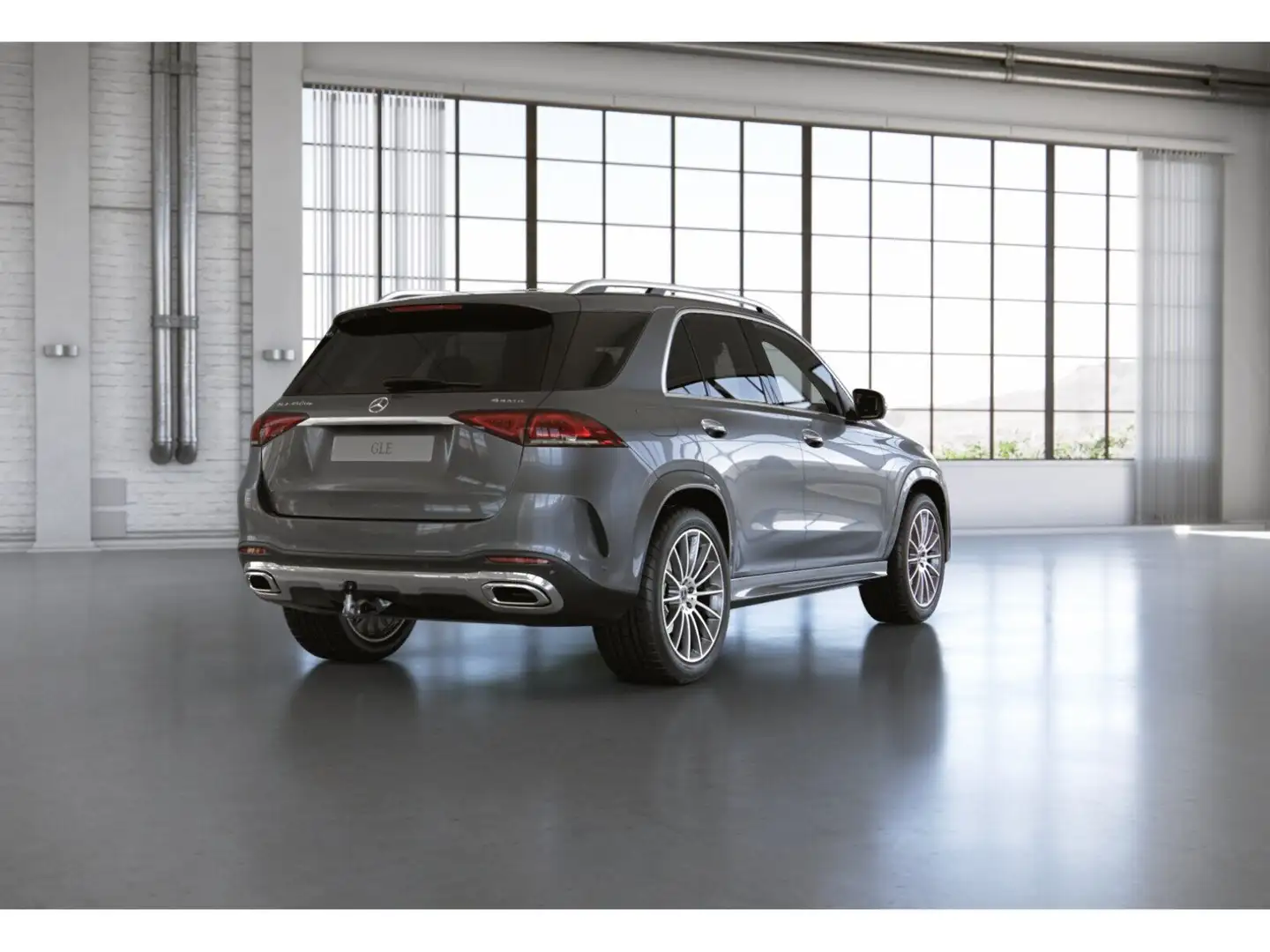 Mercedes-Benz GLE 350 de 4M AMG-Sport/Pano/Burm/HUD/Distr/Airm Grau - 2