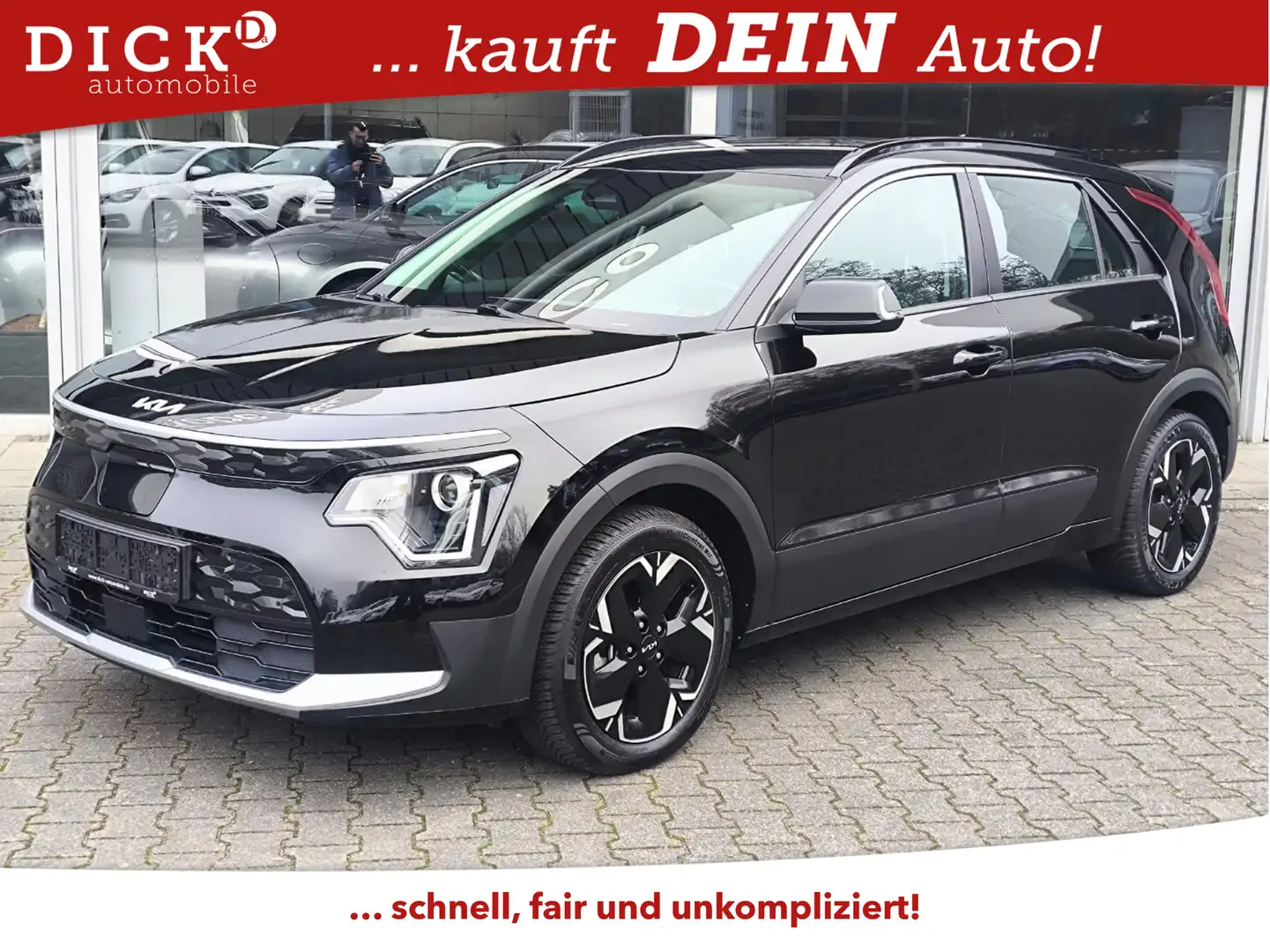 Kia e-Niro Edition 7 WERKSG+NAVI+LED+SHZ+ACC+KAM+WP+ Noir - 1
