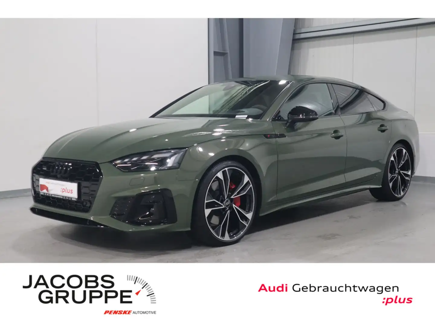 Audi A5 Sportback 45 TFSI quattro S line business B&O*Matrix*TopView * Grün - 1