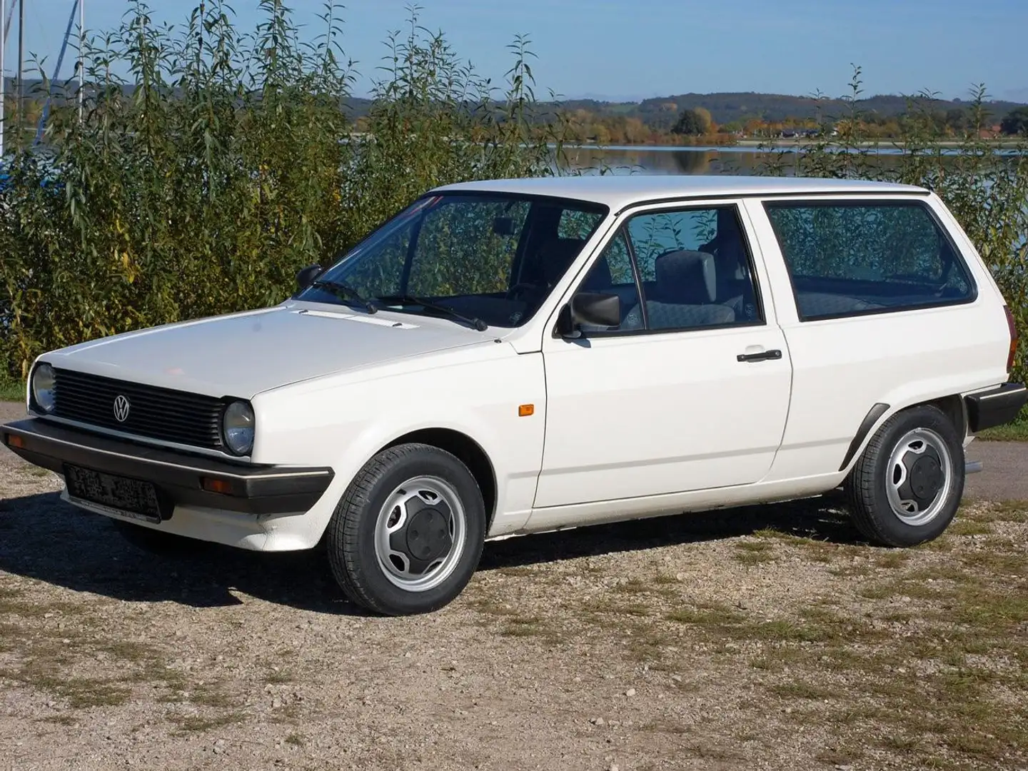 Volkswagen Polo Polo 86C Steilheck erst 53tsd Km Weiß - 1