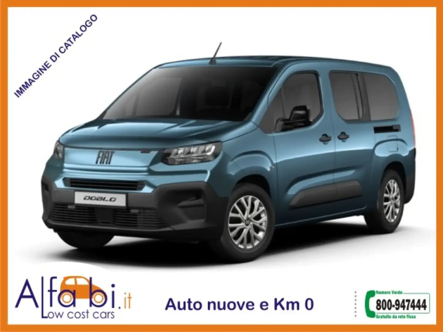 Fiat Doblo 1.5 BlueHDi 100CV Doblò - 7 Posti (Passo Lungo) Blanco - 2