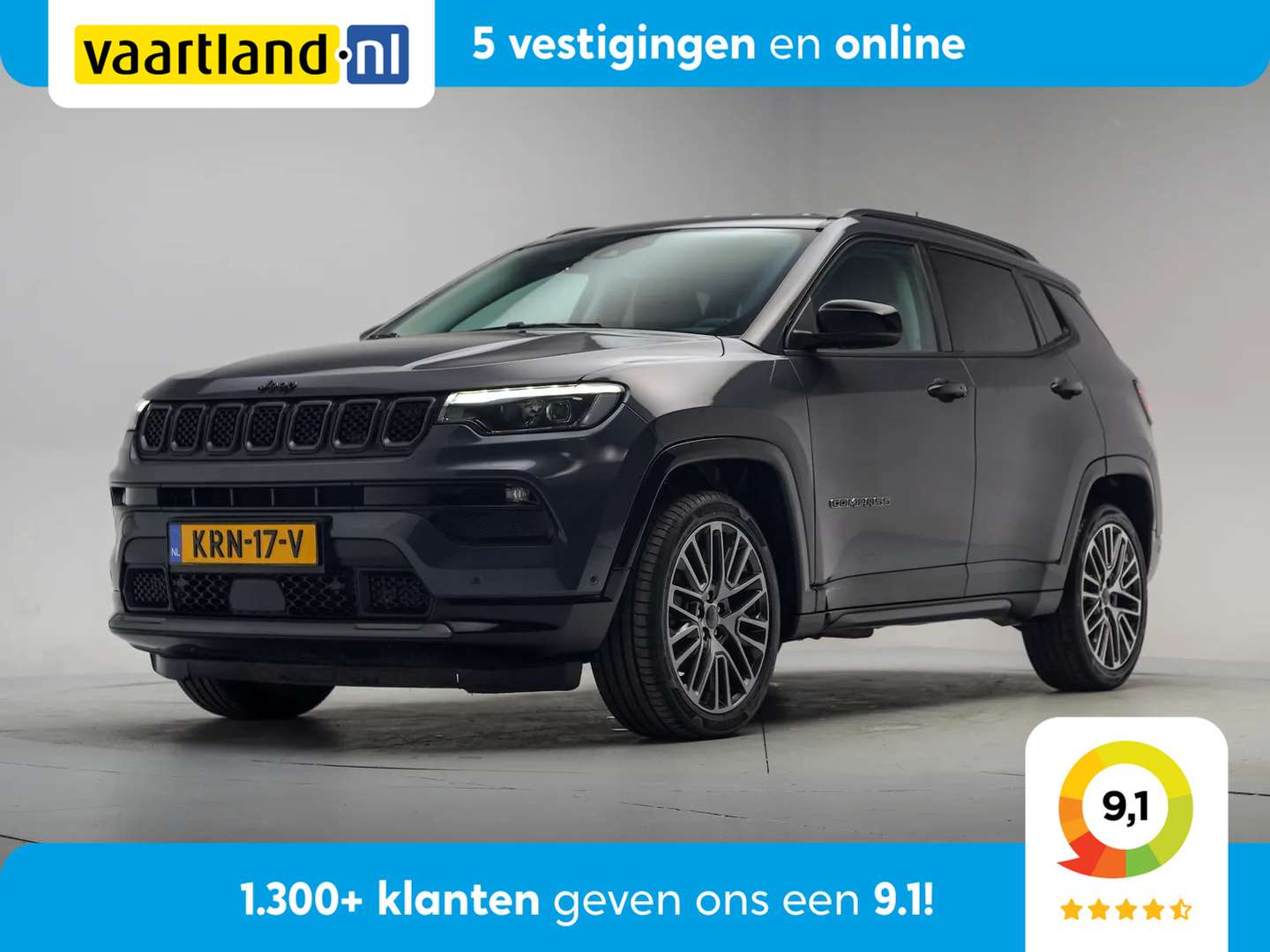 Jeep Compass nuo 478 €/ mėn Benzinas/Elektra 2025m. Kita Automatinė