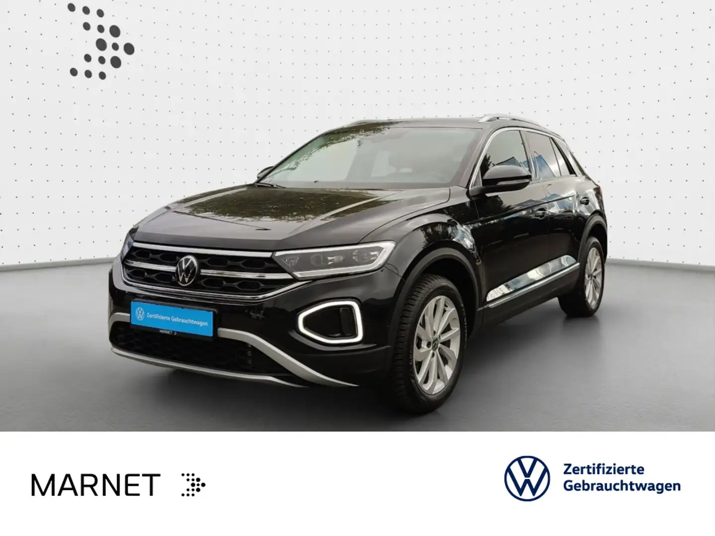 Volkswagen T-Roc T-ROC 1.5 TSI DSG STYLE*LED*AHK*PDC*SHZ*NAVI*KLI Noir - 1