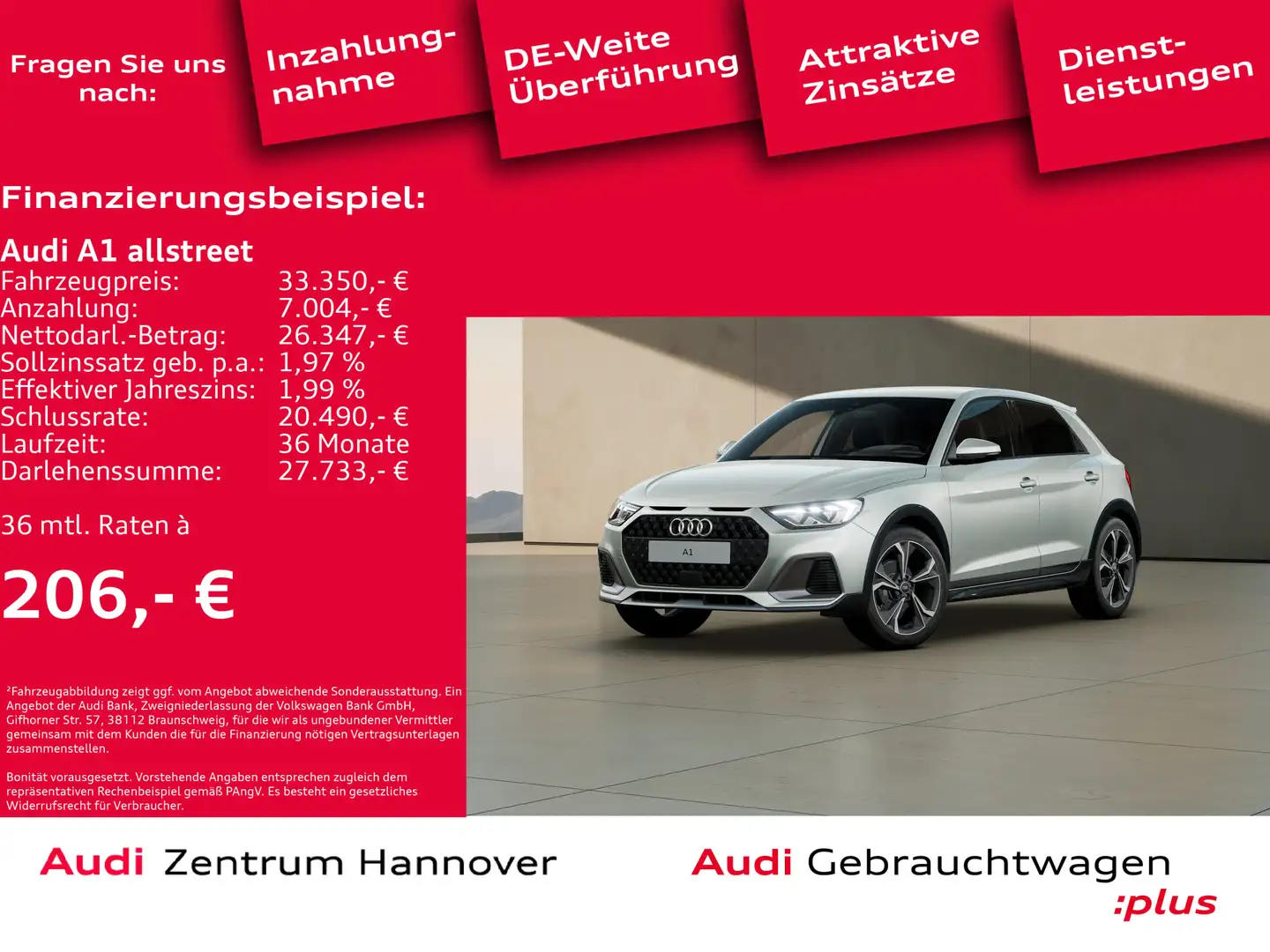 Audi A1 35 TFSI LED virtual Teilleder Navi Silber - 2