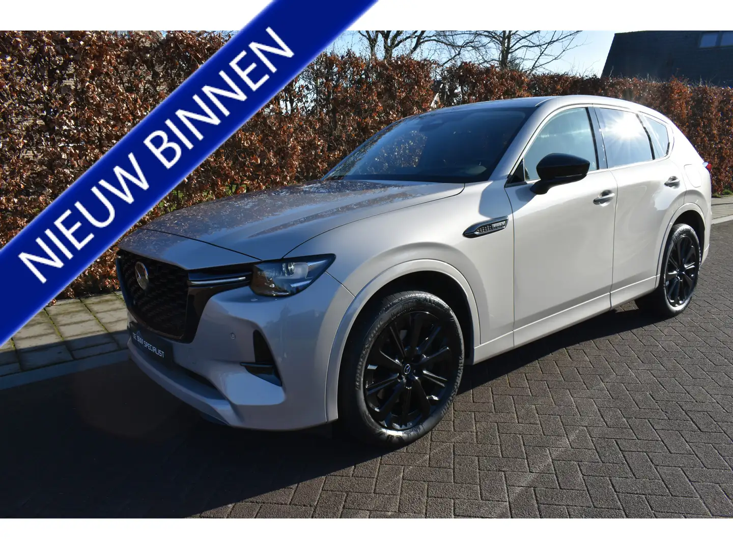 Mazda CX-60 2.5 e-SkyActiv PHEV Takumi '23 42DKM FULL FONKELNI Gris - 1