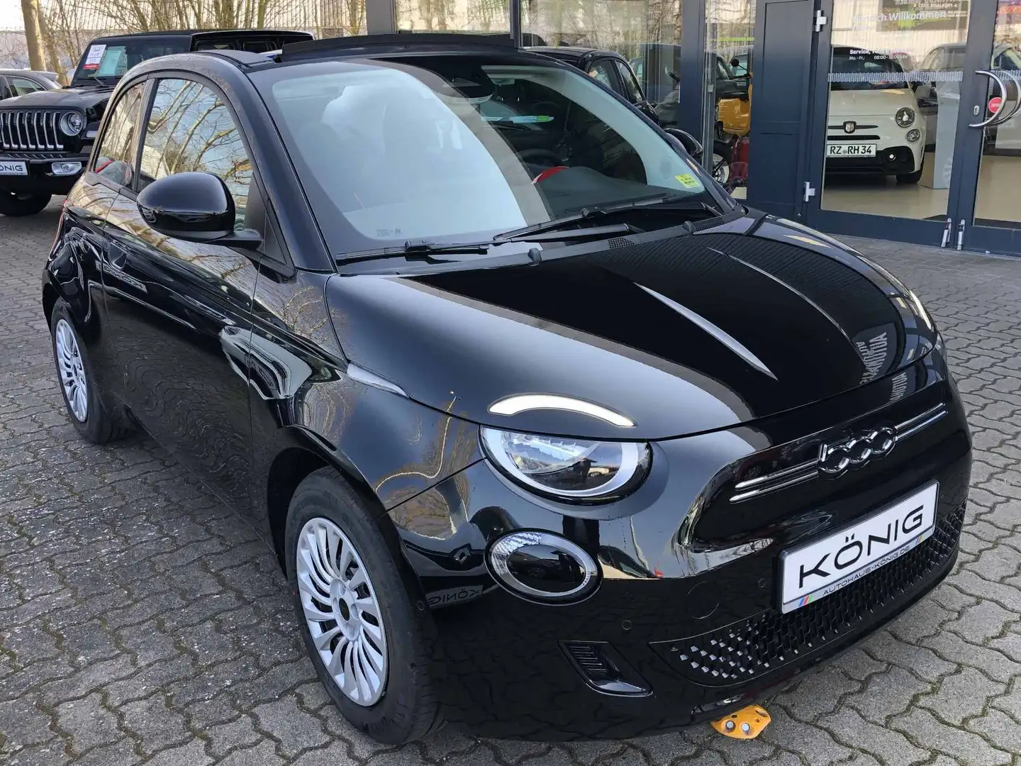 Fiat 500C Cabrio Elektro 42kWh RED Komfortpaket Negru - 2