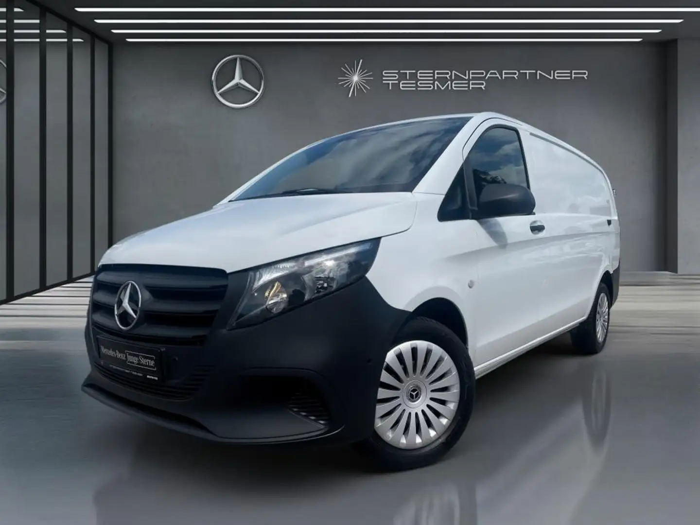Mercedes-Benz Vito 116 CDI Kasten Lang +MBUX+NAVI+DAB+SHZ Blanc - 1