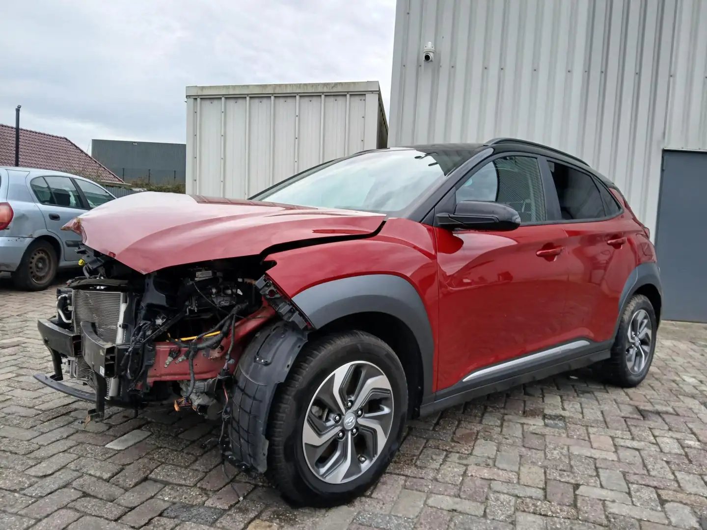 Hyundai KONA 1.6 GDI HEV Fashion Design - Frontschade - WOK - S Rood - 2