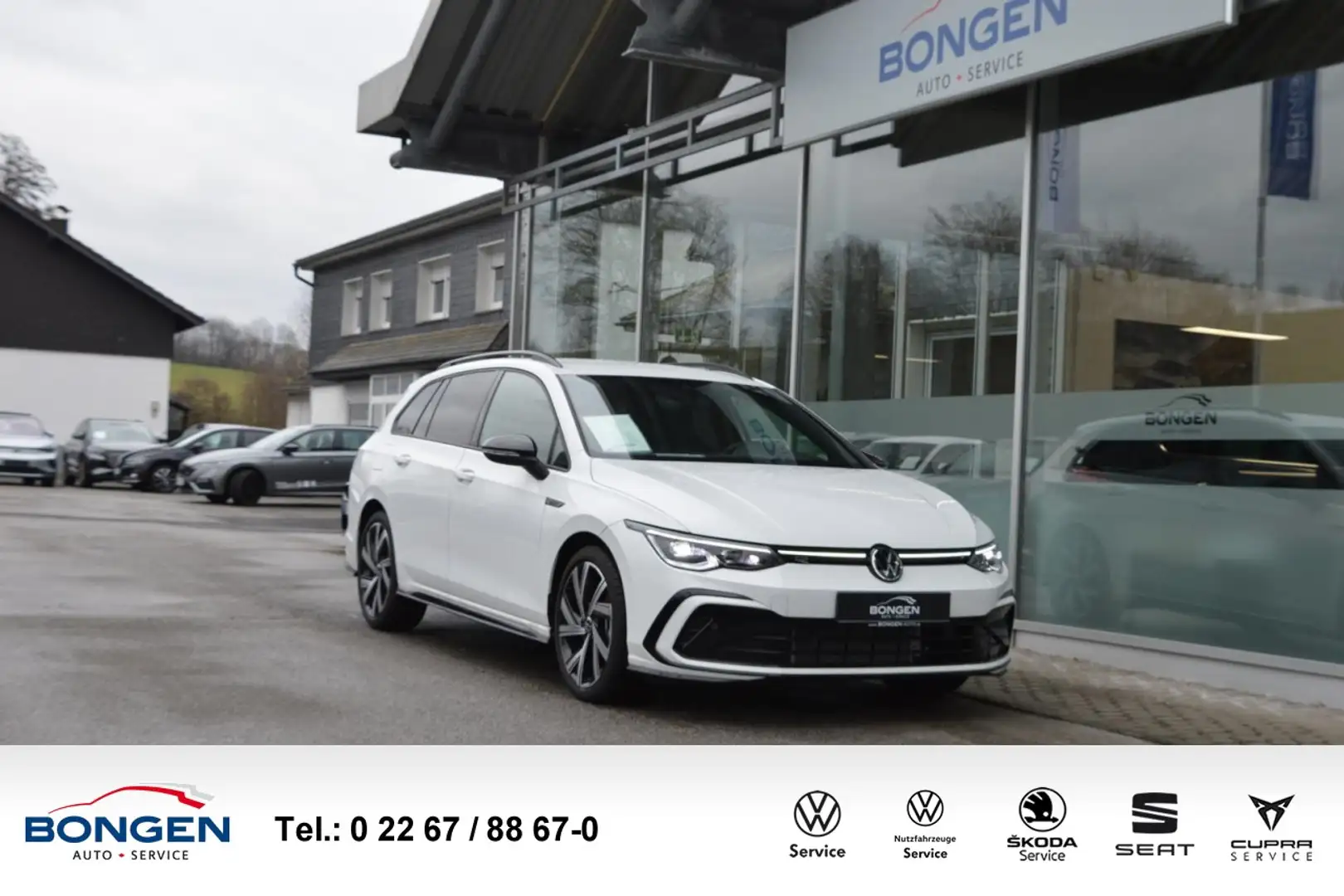 Volkswagen Golf VIII Var. R-Line eTSI DSG Rückfahrkamera Navi Weiß - 1