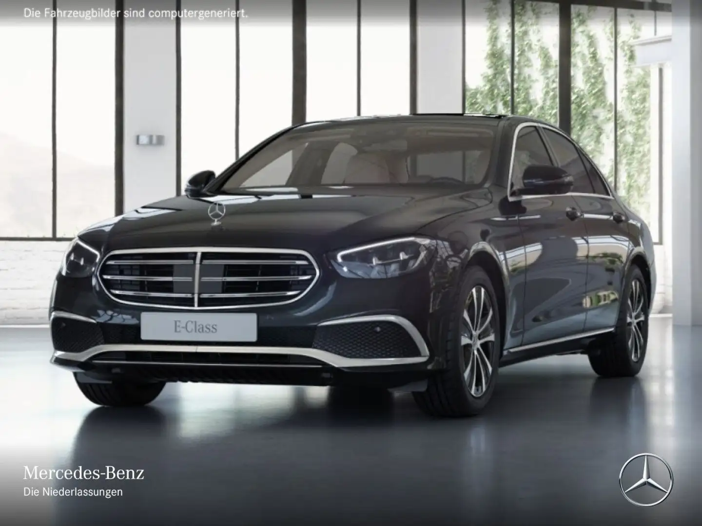 Mercedes-Benz E 200 d EXCLUSIVE+PANO+360+LED+FAHRASS+BURMESTER Schwarz - 2