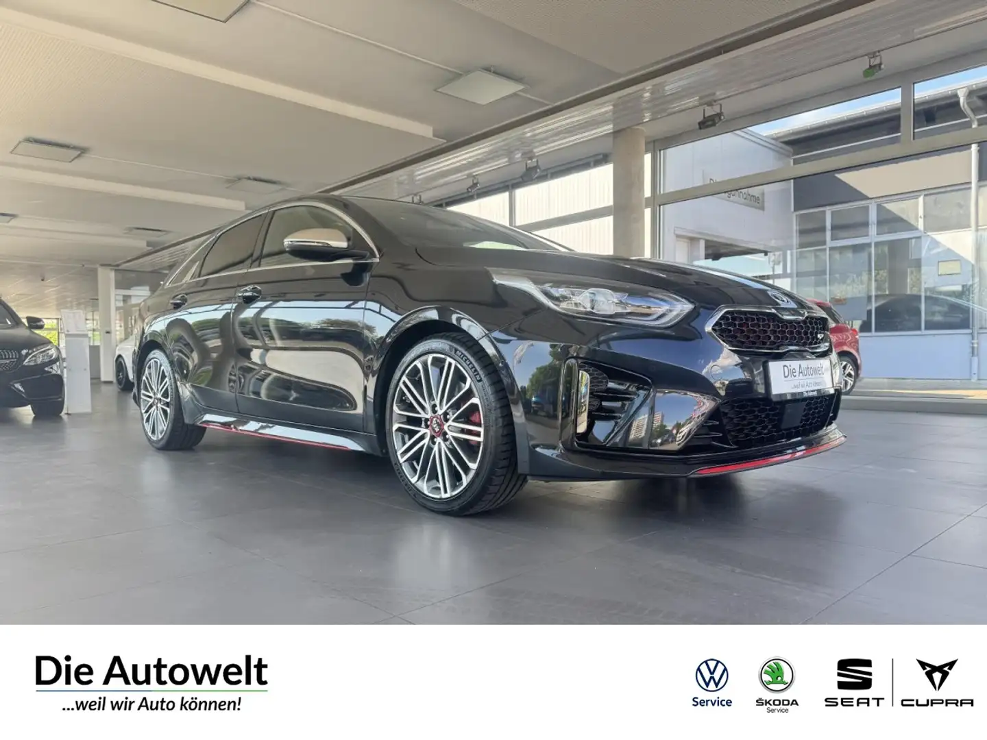 Kia ProCeed / pro_cee'd GT 1.6 t-gdi DTC NAVI LED R-KAM SHZG BT Schwarz - 1