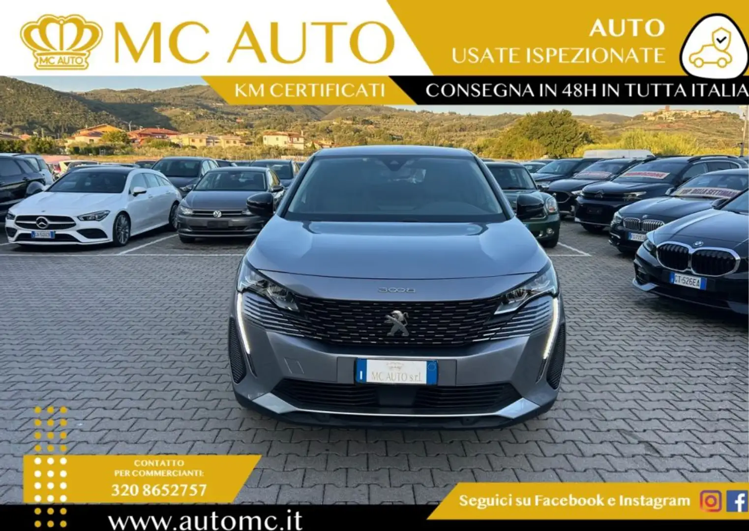 Peugeot 3008 BlueHDi 130 S&S EAT8 Allure Pack PROMO CON FINAZ Grau - 2