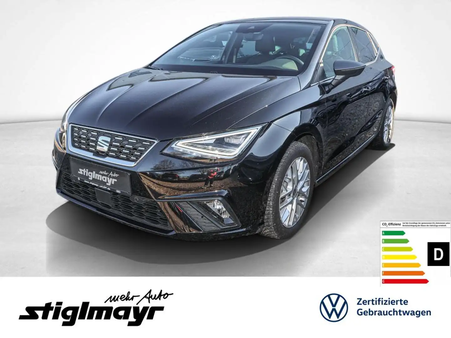 SEAT Ibiza Xcellence 1.0 TSI DSG LED+NAVI+SITZHG Noir - 1