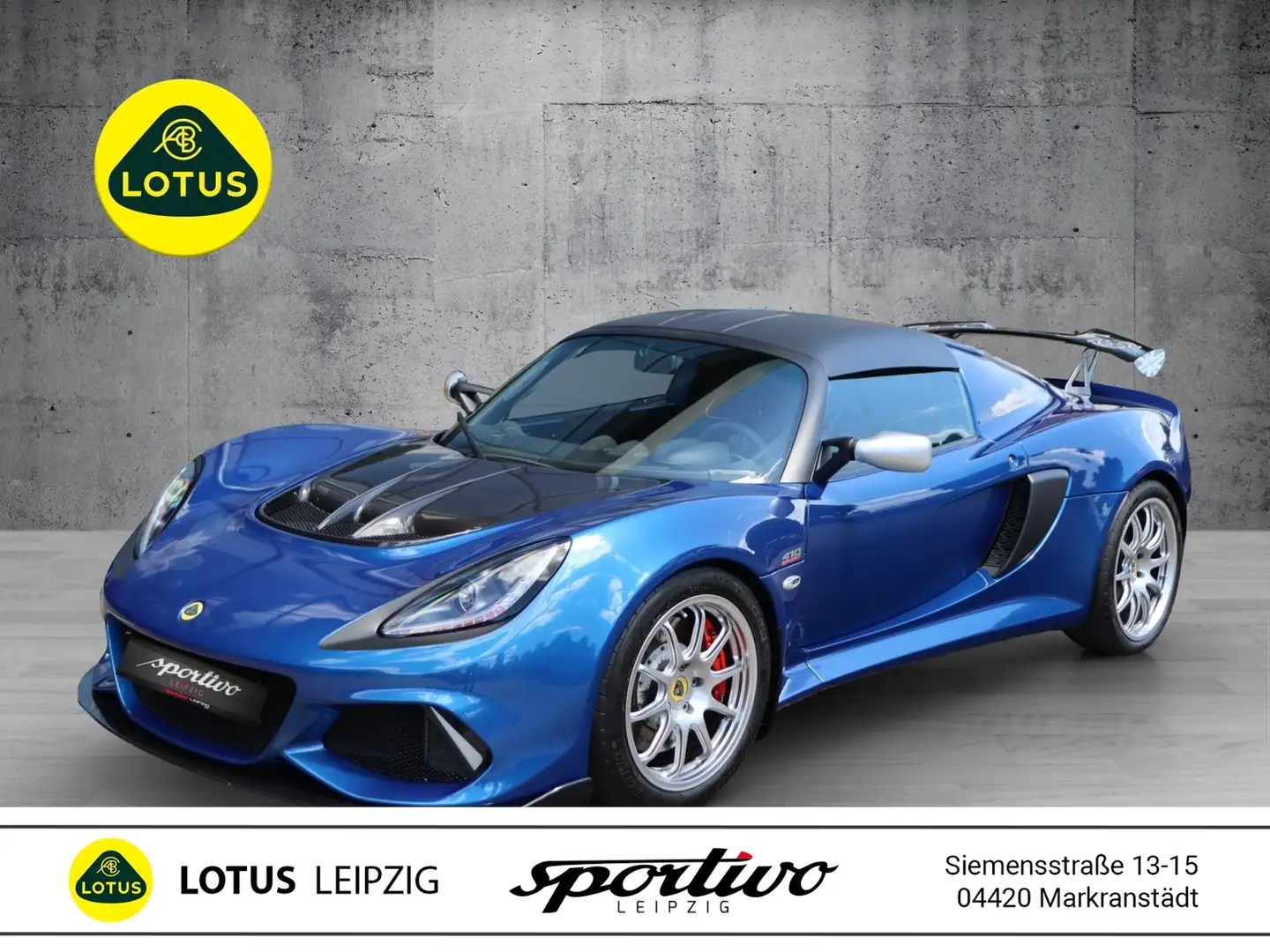 Lotus Exige Sport 410 *Lotus Leipzig* Blau - 1