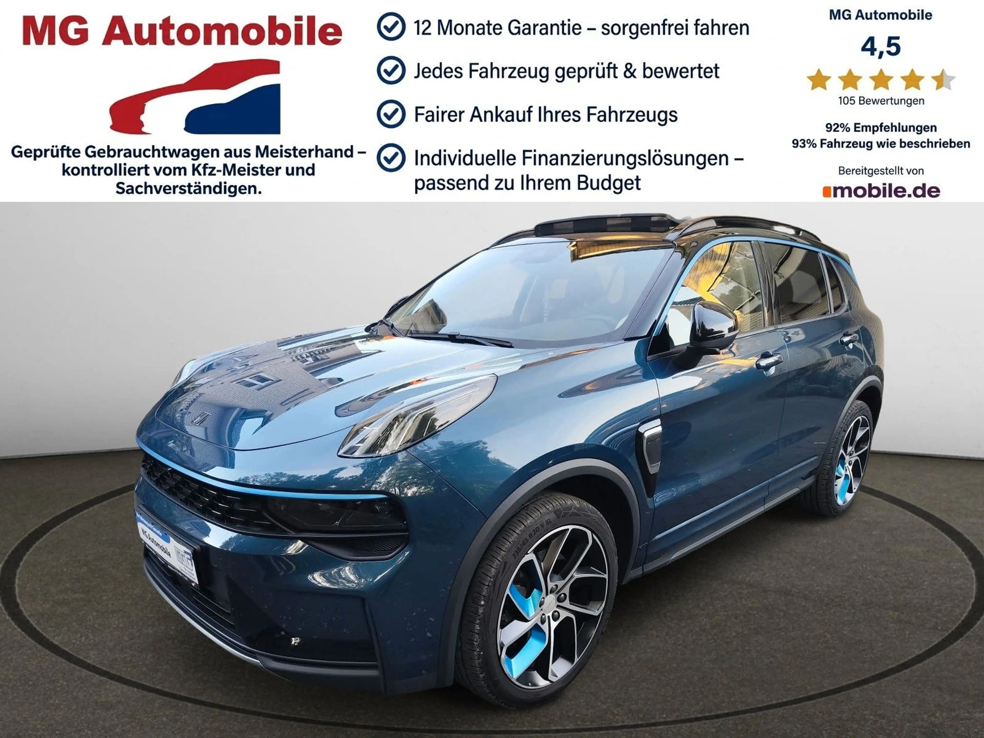 Lynk & Co 01 #01 1.5 TD PHEV Plug-in-Hybrid Panoramadach
