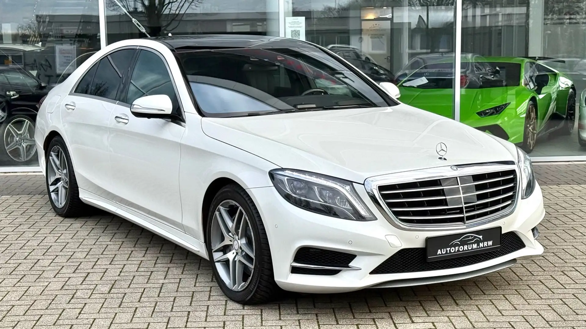 Mercedes-Benz S 400 h - 1. Hand*34.196km*Headup*Scheckheft*360° Weiß - 1
