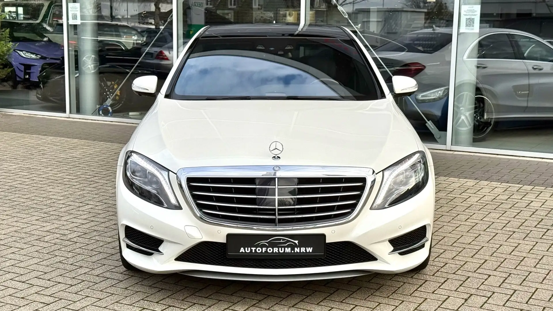 Mercedes-Benz S 400 h - 1. Hand*34.196km*Headup*Scheckheft*360° Weiß - 2