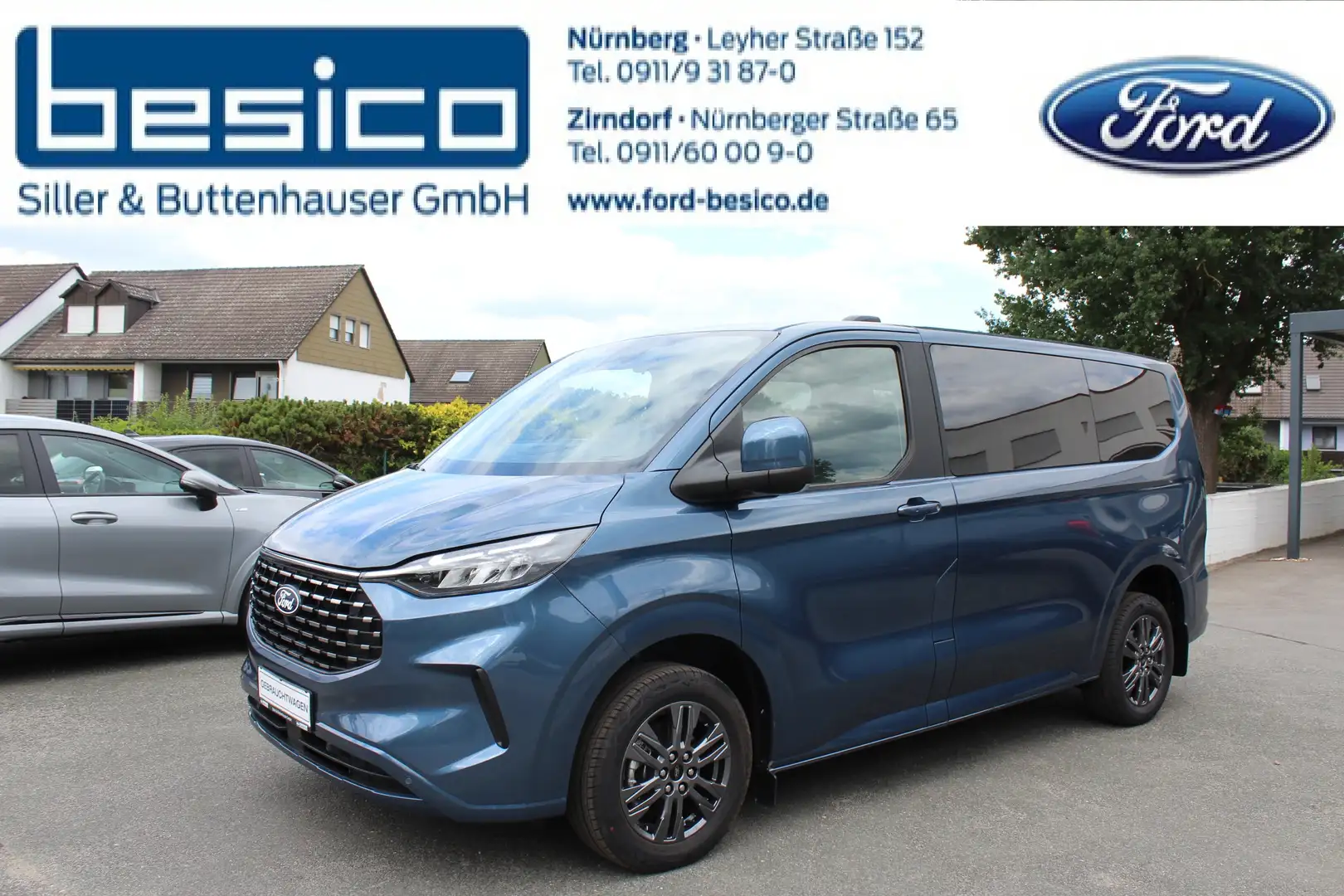 Ford Tourneo Custom 320 L1 Titanium*Neues Modell*B&O*LED*8-Sitze*PDC* Blu/Azzurro - 1