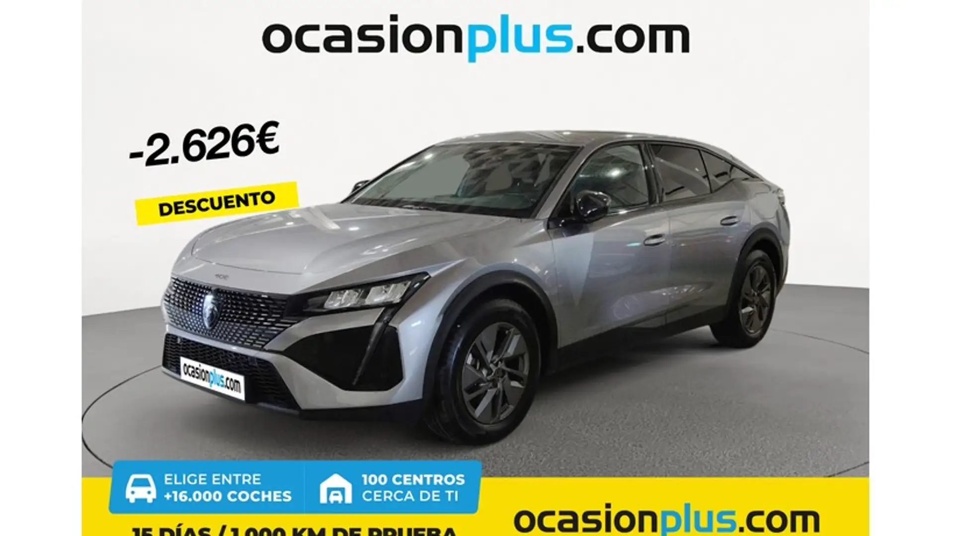 Peugeot 408 Hybrid 180 Allure e-EAT8 Gris - 1