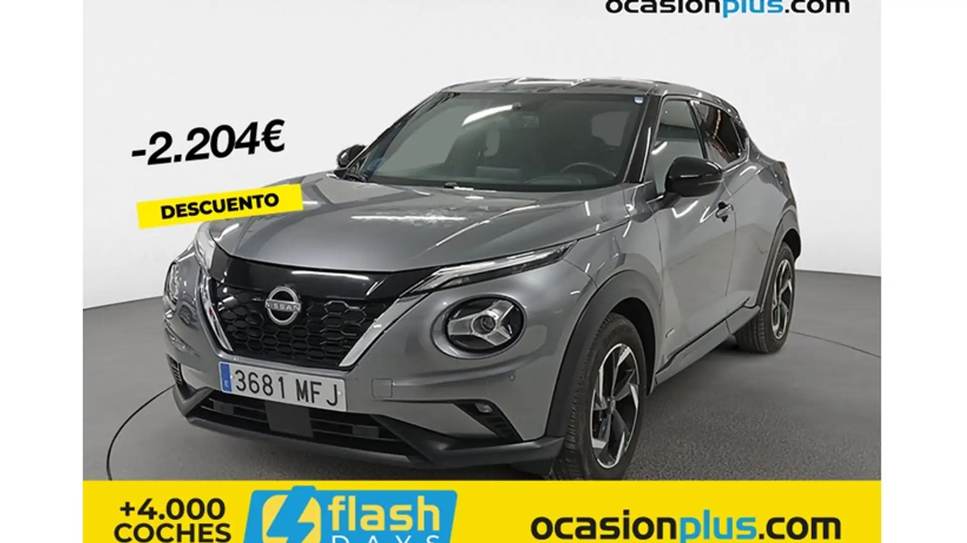 Nissan Juke 1.6 Hybrid N-Connecta Auto Gris - 1