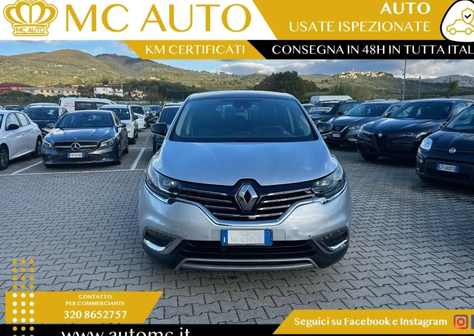 Renault Espace dCi 160CV EDC Energy Intens 7 POSTI Silber - 2