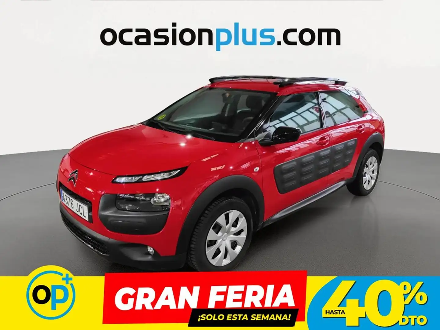 Citroen C4 Cactus 1.6e-HDi Feel Fine ETG6 92 Rojo - 1