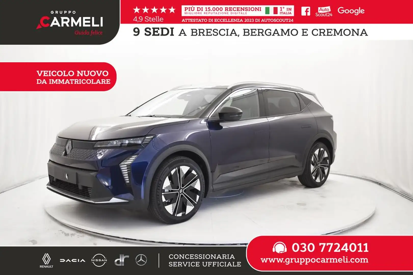 Renault Scenic Techno comfort range 170cv Blu/Azzurro - 1