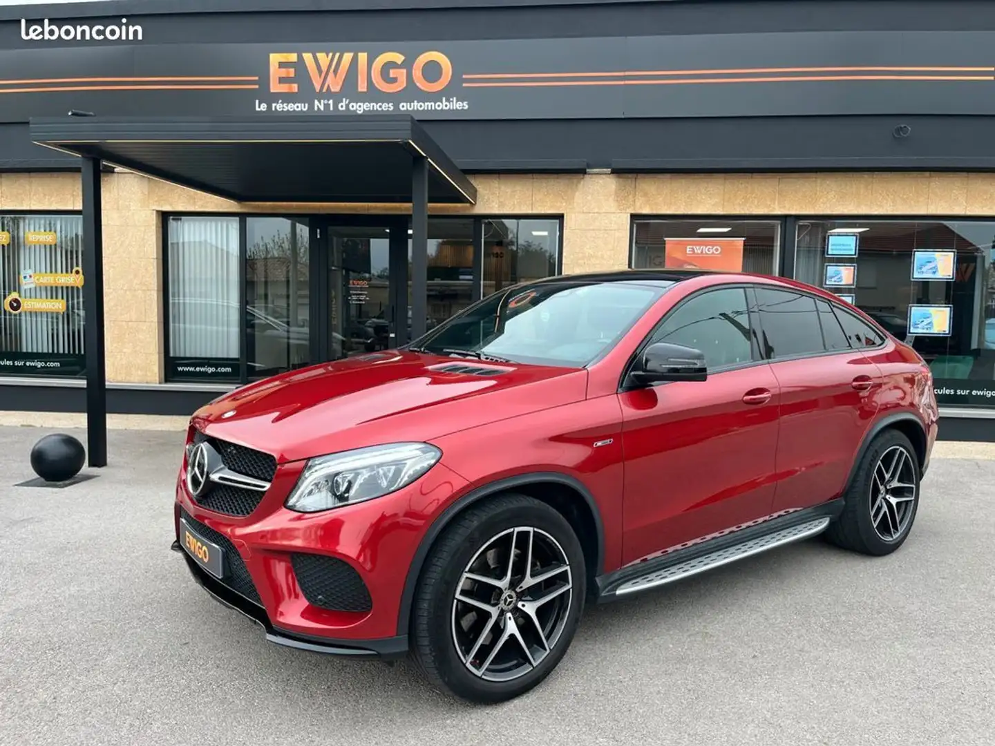 Mercedes-Benz GLE 43 AMG classe coupe 3.0 43 365ch amg 4matic 9g-tronic bva Rojo - 1