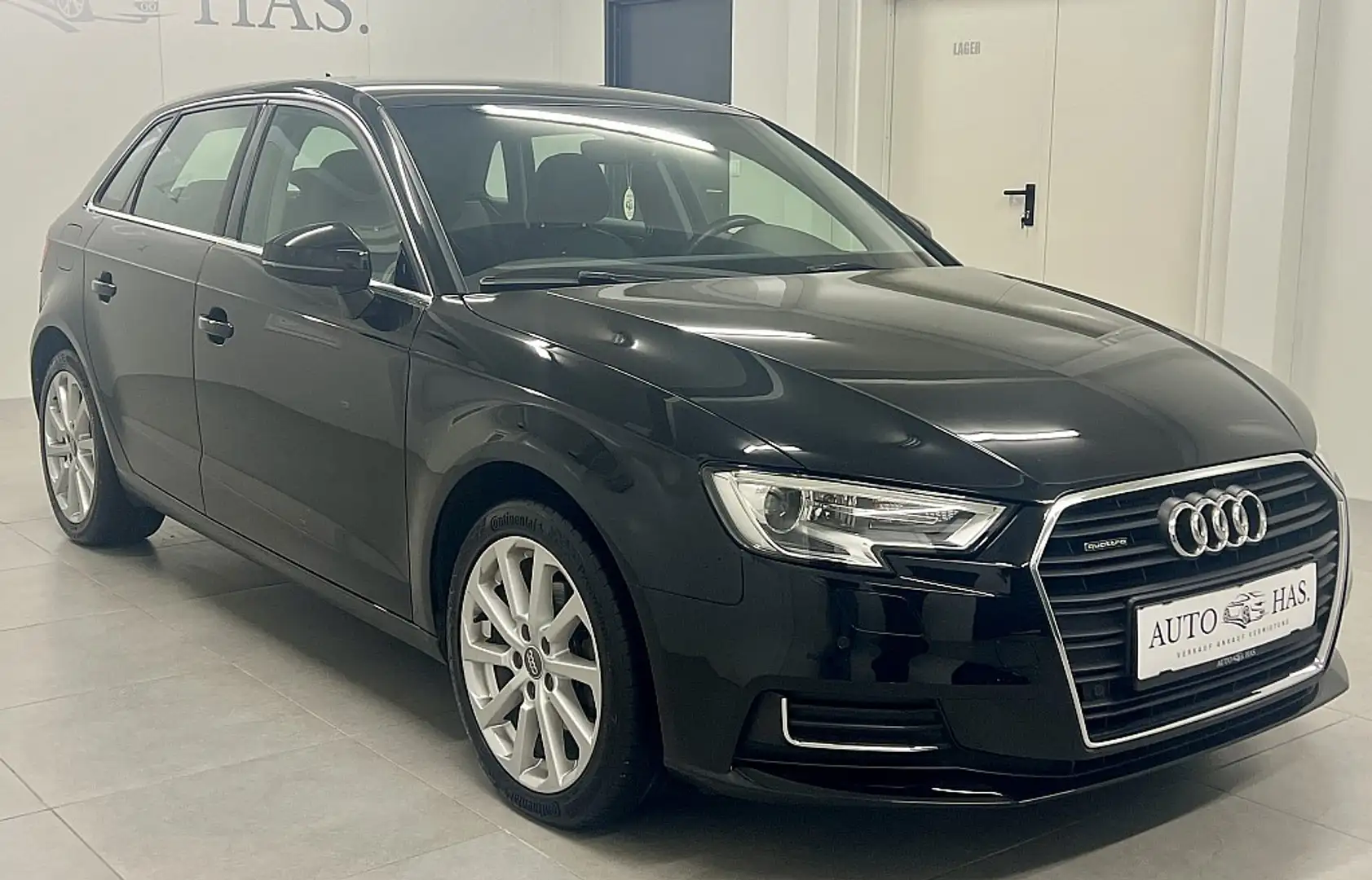 Audi A3 SB 2,0 TDI quattro intense*Xenon*AHK*Tempomat* Schwarz - 2