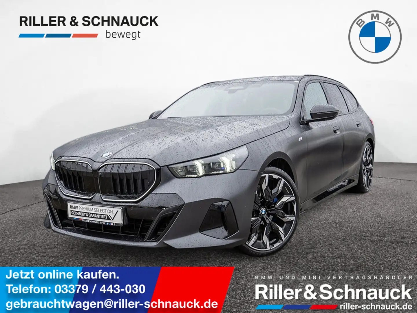 BMW 520 d Touring xDrive M-Sport ACC HUD STANDHZ Grau - 1