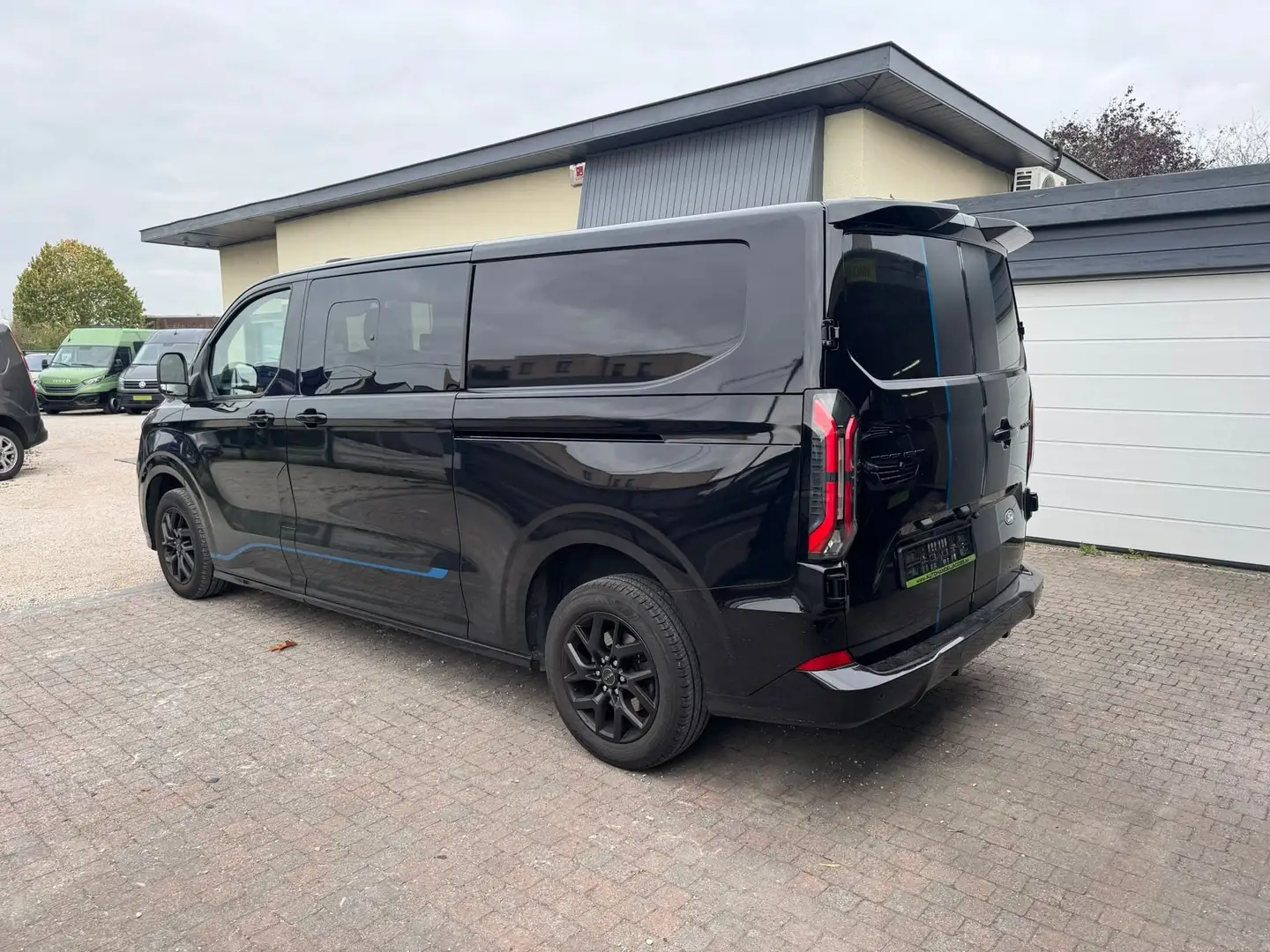Ford Transit Custom SPORT * DUB CAB * 170PK * L2 * AUT * 5ZITPL*41281+ Noir - 2