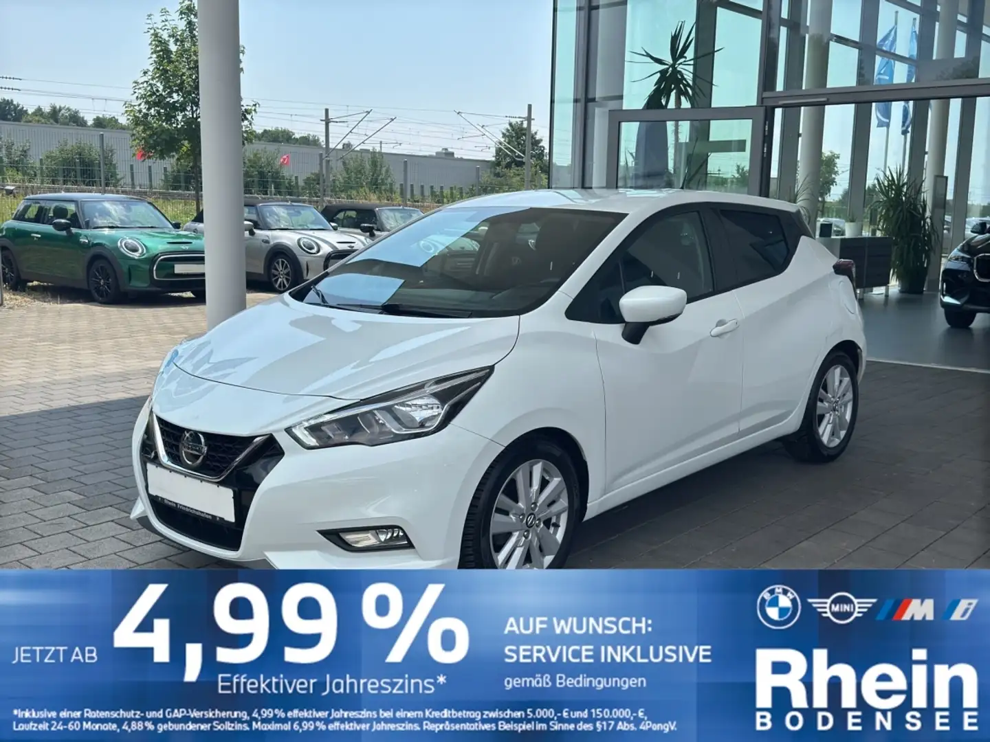 Nissan Micra Sitzheizung Rückfahrkamera Start/Stopp Weiß - 1