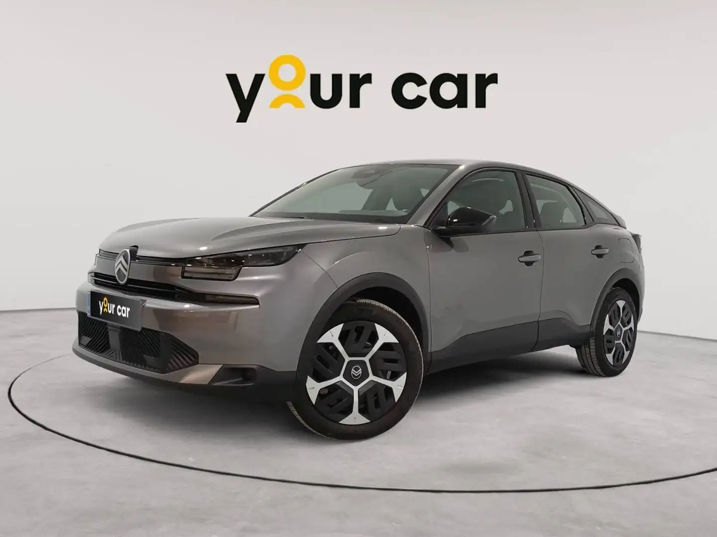 Citroen C4 Hybrid 136 e-DCS6 Plus Gris - 1