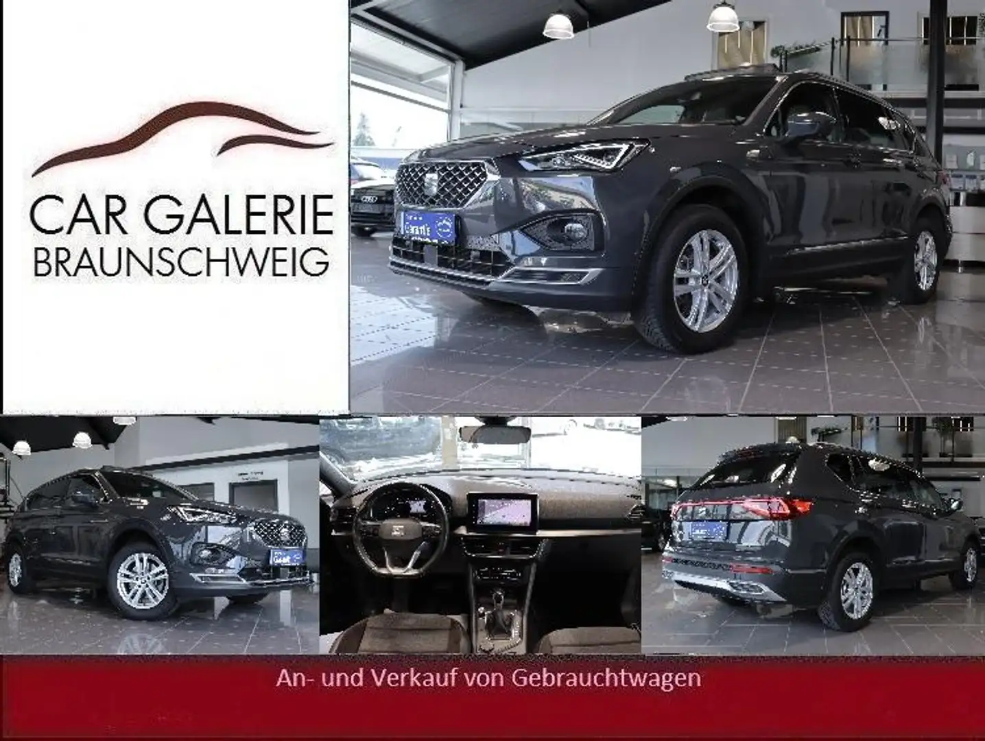 SEAT Tarraco 2.0 TDI Xcellence*7-SITZER*PANO*AHK*ACC* Gris - 1