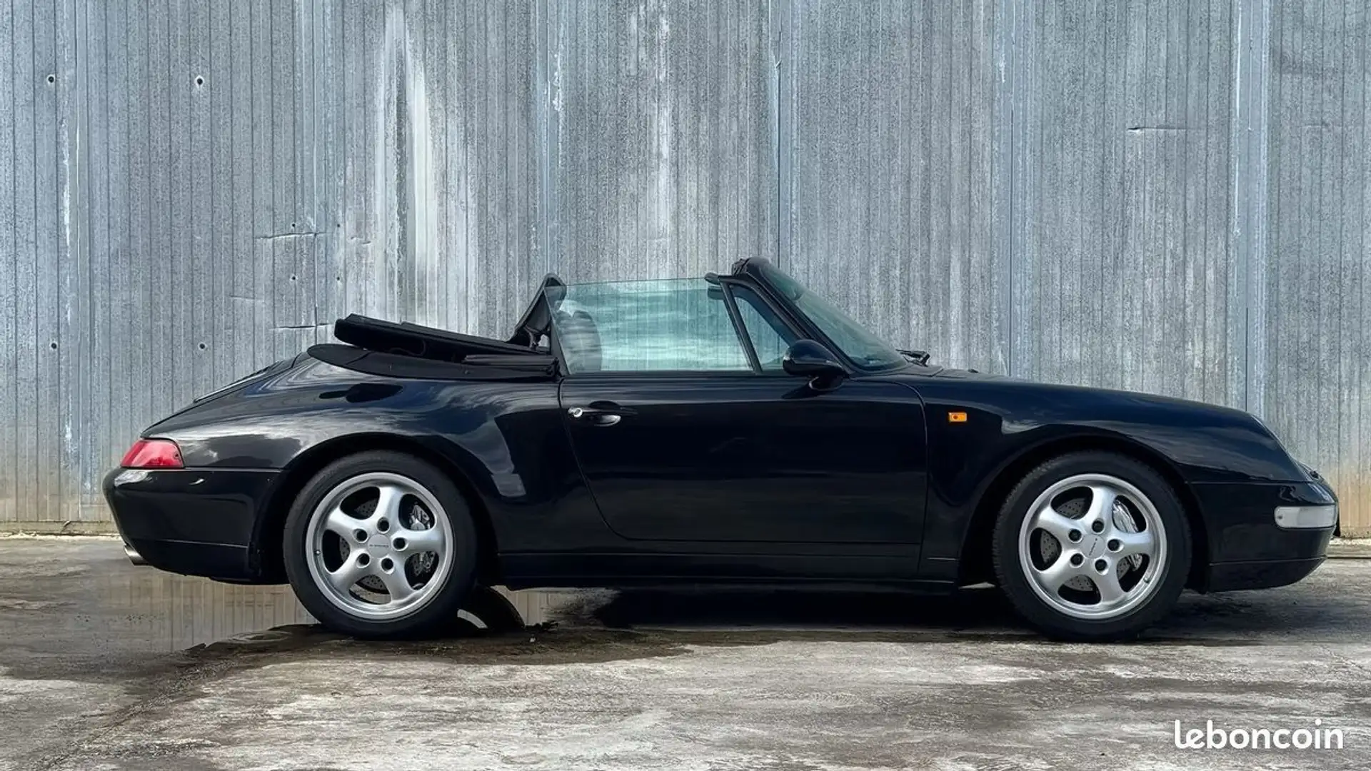 Porsche 911 993 Carrera 4 Cabriolet Noir - 2