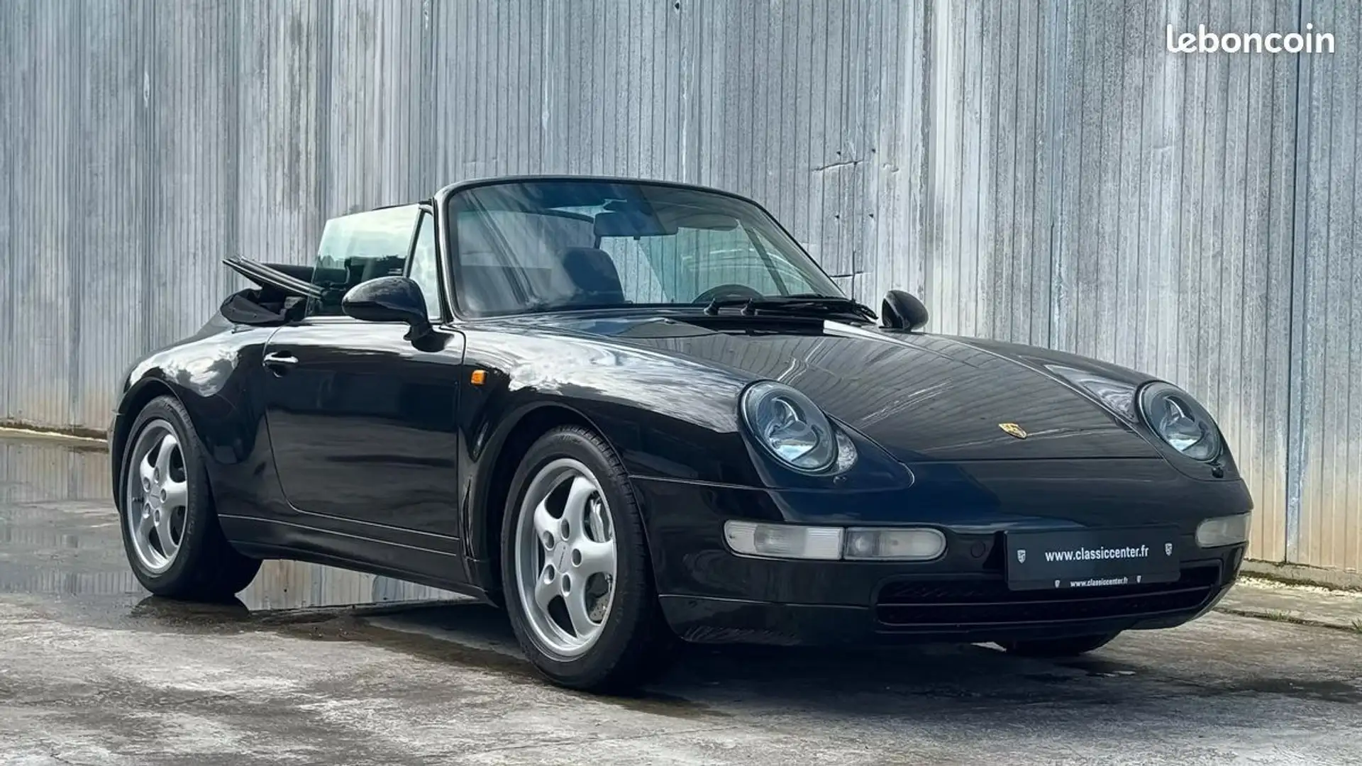 Porsche 911 993 Carrera 4 Cabriolet Noir - 1